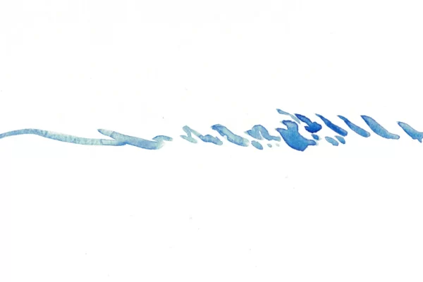 aquarelle d'un dragon stylisé